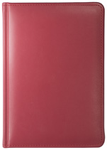 Notes Skóra Premium czerwony