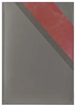 Notes Calanda szary/bordowy