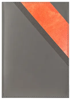 Notes Calanda szary/pomarańczowy