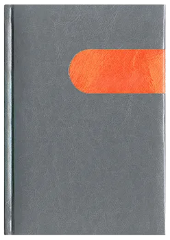 Notes Liguria szary/pomarańczowy