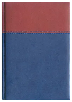 Notes Napoli bordowy/niebieski