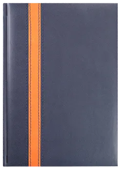 Notes Padwa granatowy/pomarańczowy