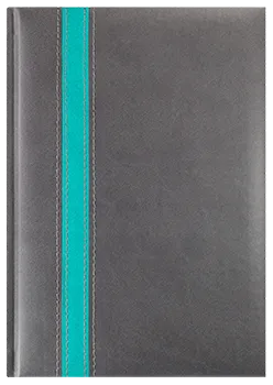Notes Padwa szary/turkusowy