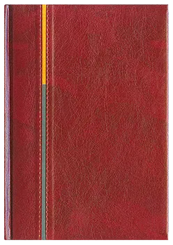 Notes Porto bordowy/pomarańczowy/szary