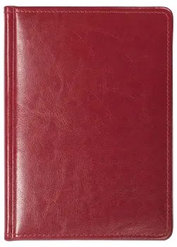 Notes Skóra Powlekana czerwony
