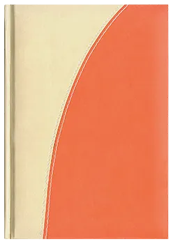 Notes Verona kość słoniowa/pomarańczowy
