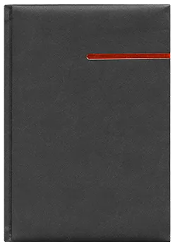 Notes Vinci czarny/czerwony