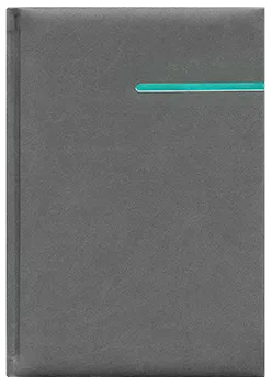 Notes Vinci szary/turkusowy